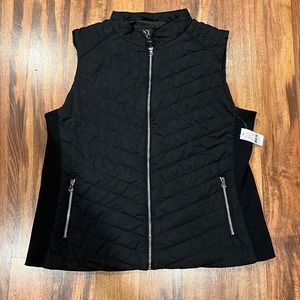 Women’s New York and Company black vest